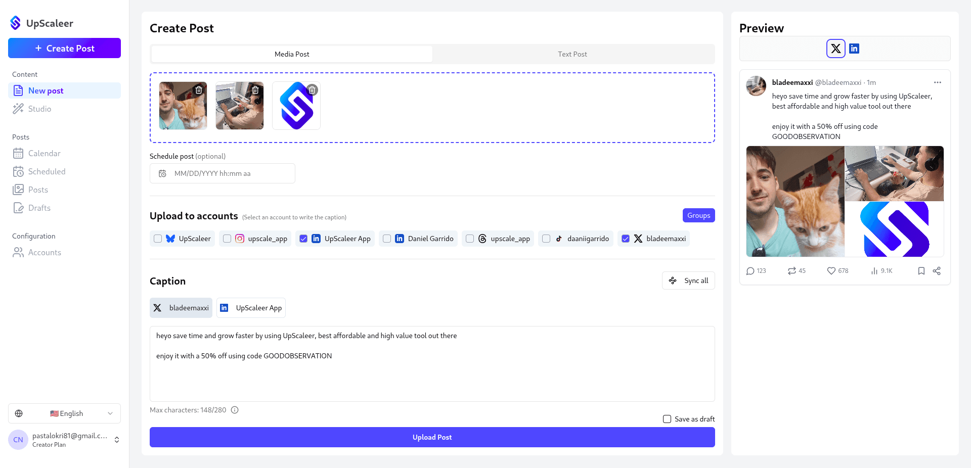 Dashboard preview